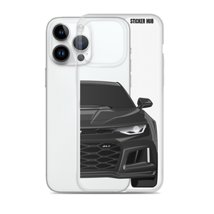 Black 6th Gen Camaro ZL1 - iPhone Case