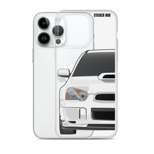 Load image into Gallery viewer, White 03-05 Subaru WRX STI - iPhone Case