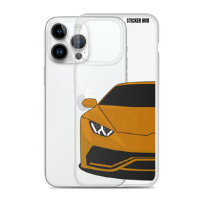 Orange Lamborghini Huracan - iPhone Case