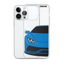 Load image into Gallery viewer, Blue Lamborghini Huracan - iPhone Case