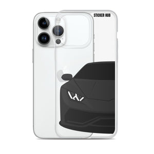 Black Lamborghini Huracan - iPhone Case