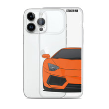 Load image into Gallery viewer, Orange Lamborghini Aventadoor - iPhone Case