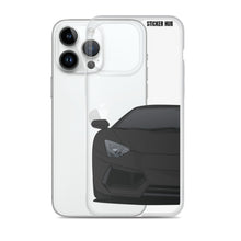 Load image into Gallery viewer, Black Lamborghini Aventadoor - iPhone Case