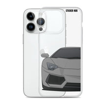 Load image into Gallery viewer, Gray Lamborghini Aventadoor - iPhone Case