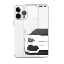 Load image into Gallery viewer, White Lamborghini Aventadoor - iPhone Case