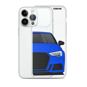 Ara Blue B9 Audi S3 - iPhone Case