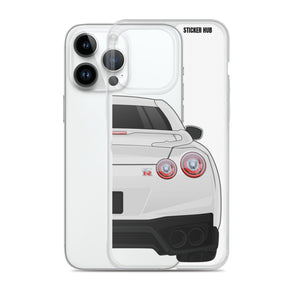 White R35 Nissan GTR - iPhone Case