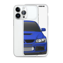 Load image into Gallery viewer, Blue Mitsubishi Evo - iPhone Case