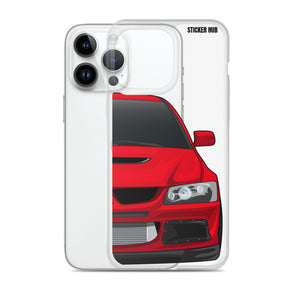 Red Mitsubishi Evo - iPhone Case