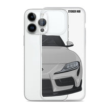 Load image into Gallery viewer, Silver MKV Toyota Supra - iPhone Case