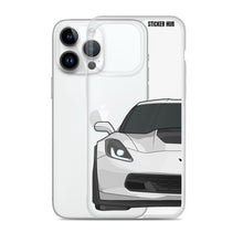 Load image into Gallery viewer, White C7 Corvette Z06 - iPhone Case