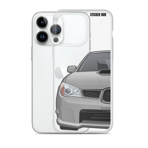 Crystal Grey 06-07 Subaru WRX STI - iPhone Case