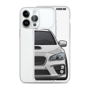 Silver 15-17 Subaru WRX STI - iPhone Case