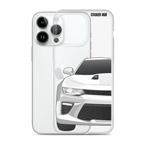 White 6th Gen Camaro SS - iPhone Case