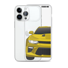 Load image into Gallery viewer, Yellow 6th Gen Camaro SS - iPhone Case