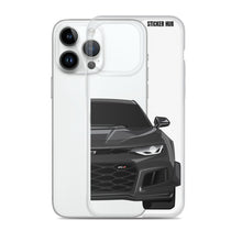 Load image into Gallery viewer, Black 6th Gen Camaro ZL1 1LE - iPhone Case