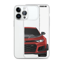 Load image into Gallery viewer, Garnet Red 6th Gen Camaro ZL1 1LE - iPhone Case