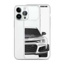 Load image into Gallery viewer, Silver 6th Gen Camaro ZL1 1LE - iPhone Case