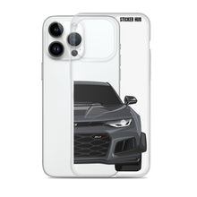 Load image into Gallery viewer, Gray 6th Gen Camaro ZL1 1LE - iPhone Case