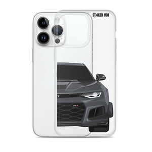 Gray 6th Gen Camaro ZL1 1LE - iPhone Case