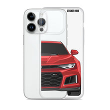 Load image into Gallery viewer, Red Hot 6th Gen Camaro ZL1 - iPhone Case