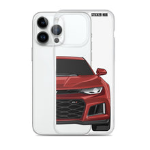 Load image into Gallery viewer, Garnet Red 6th Gen Camaro ZL1 - iPhone Case