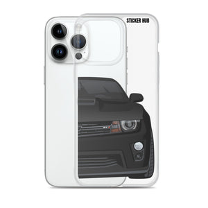 Black 5th Gen Camaro ZL1 - iPhone Case