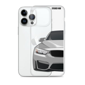 Silver BMW F80 - iPhone Case