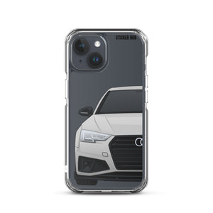 Silver B9 Audi S4 "Facelift" - iPhone Case