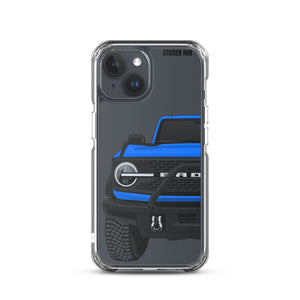 Blue Ford Bronco "First Edition" - iPhone Case