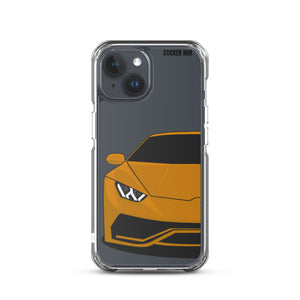 Orange Lamborghini Huracan - iPhone Case