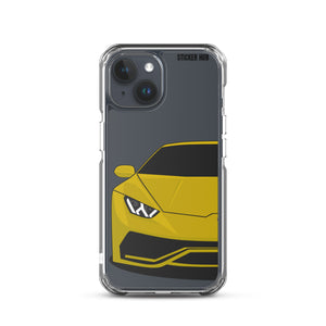 Yellow Lamborghini Huracan - iPhone Case