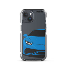 Load image into Gallery viewer, Blue Lamborghini Huracan - iPhone Case