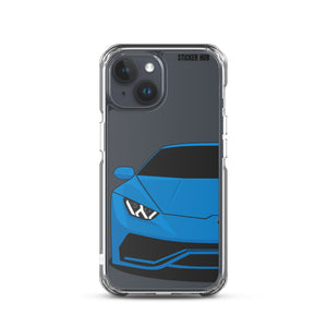 Blue Lamborghini Huracan - iPhone Case