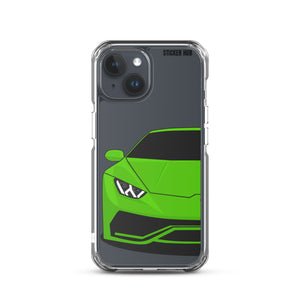 Green Lamborghini Huracan - iPhone Case