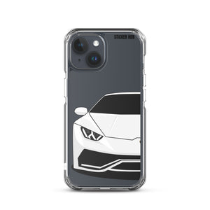 White Lamborghini Huracan - iPhone Case