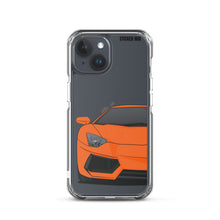 Load image into Gallery viewer, Orange Lamborghini Aventadoor - iPhone Case