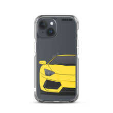 Load image into Gallery viewer, Yellow Lamborghini Aventadoor - iPhone Case