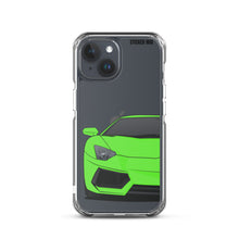 Load image into Gallery viewer, Green Lamborghini Aventadoor - iPhone Case