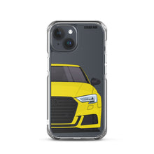 Load image into Gallery viewer, Yellow B9 Audi S3 - iPhone Case