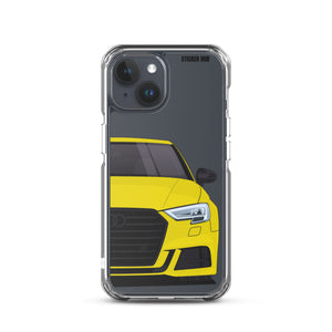 Yellow B9 Audi S3 - iPhone Case