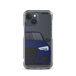 Navarra Blue B9 Audi S3 - iPhone Case