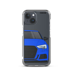 Ara Blue B9 Audi S3 - iPhone Case