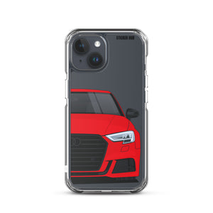 Tango Red B9 Audi S3 - iPhone Case