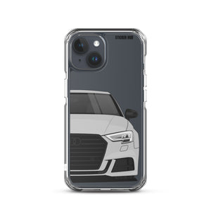 Silver B9 Audi S3 - iPhone Case