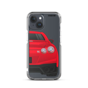 Solid Red R35 Nissan GTR - iPhone Case