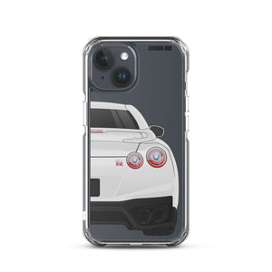 White R35 Nissan GTR - iPhone Case