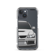 Load image into Gallery viewer, Silver Mitsubishi Evo - iPhone Case