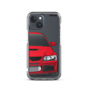 Red Mitsubishi Evo - iPhone Case