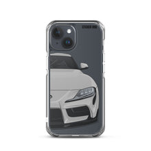 Load image into Gallery viewer, Silver MKV Toyota Supra - iPhone Case